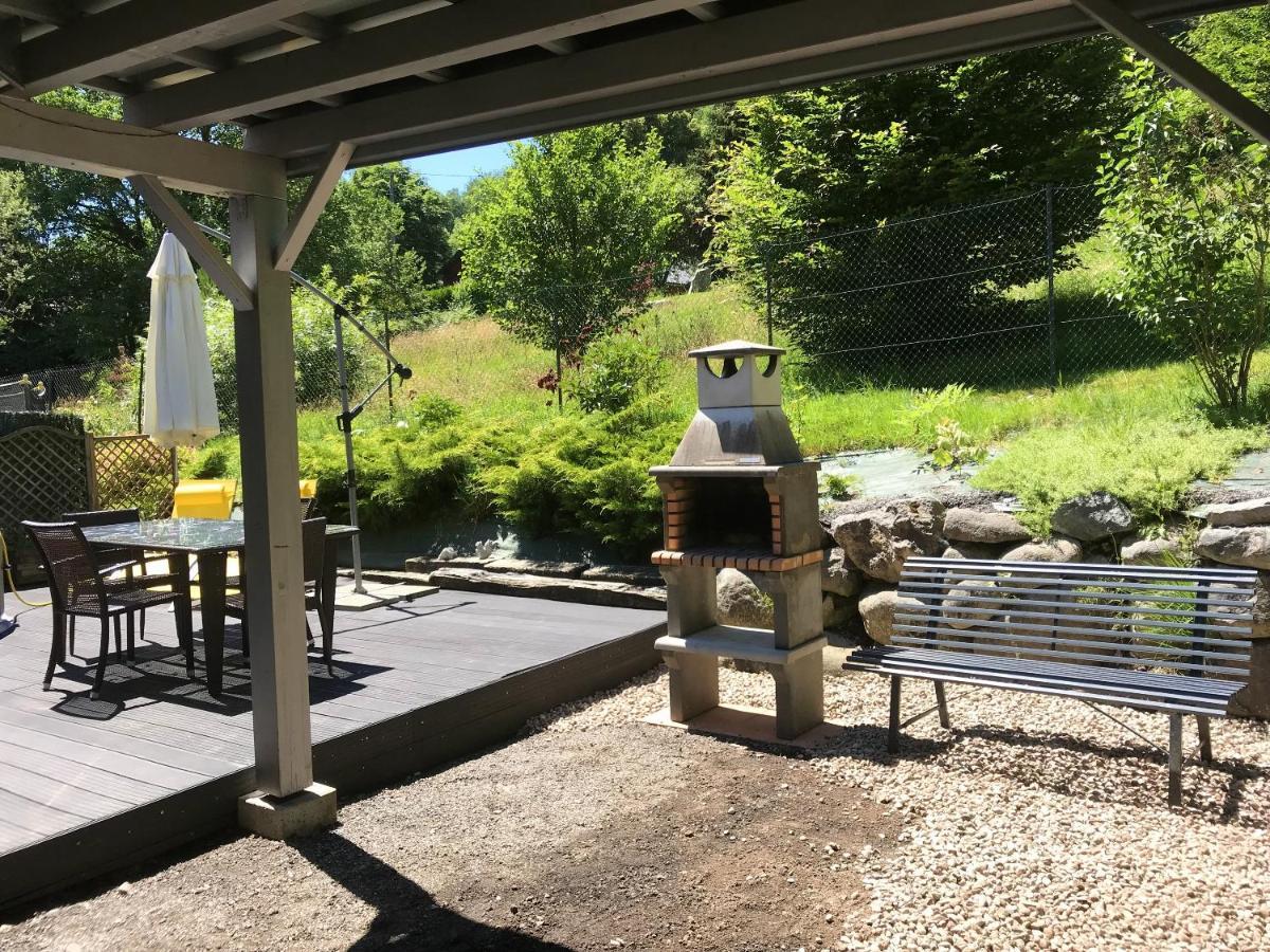 Studio A Le Menil Avec Magnifique Vue Sur La Montagne Jardin Amenage Et Wifi A 4 Km De La Plage 아파트 외부 사진