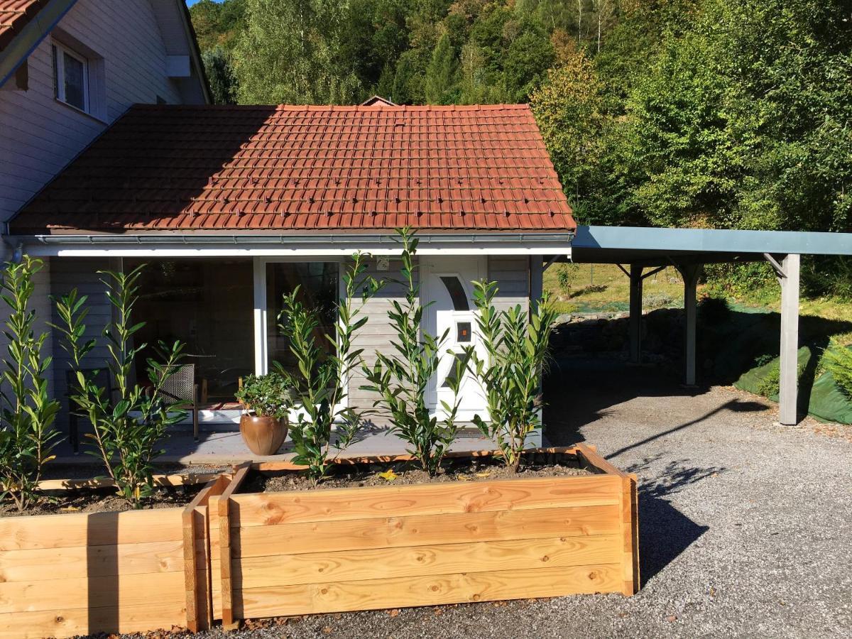 Studio A Le Menil Avec Magnifique Vue Sur La Montagne Jardin Amenage Et Wifi A 4 Km De La Plage 아파트 외부 사진